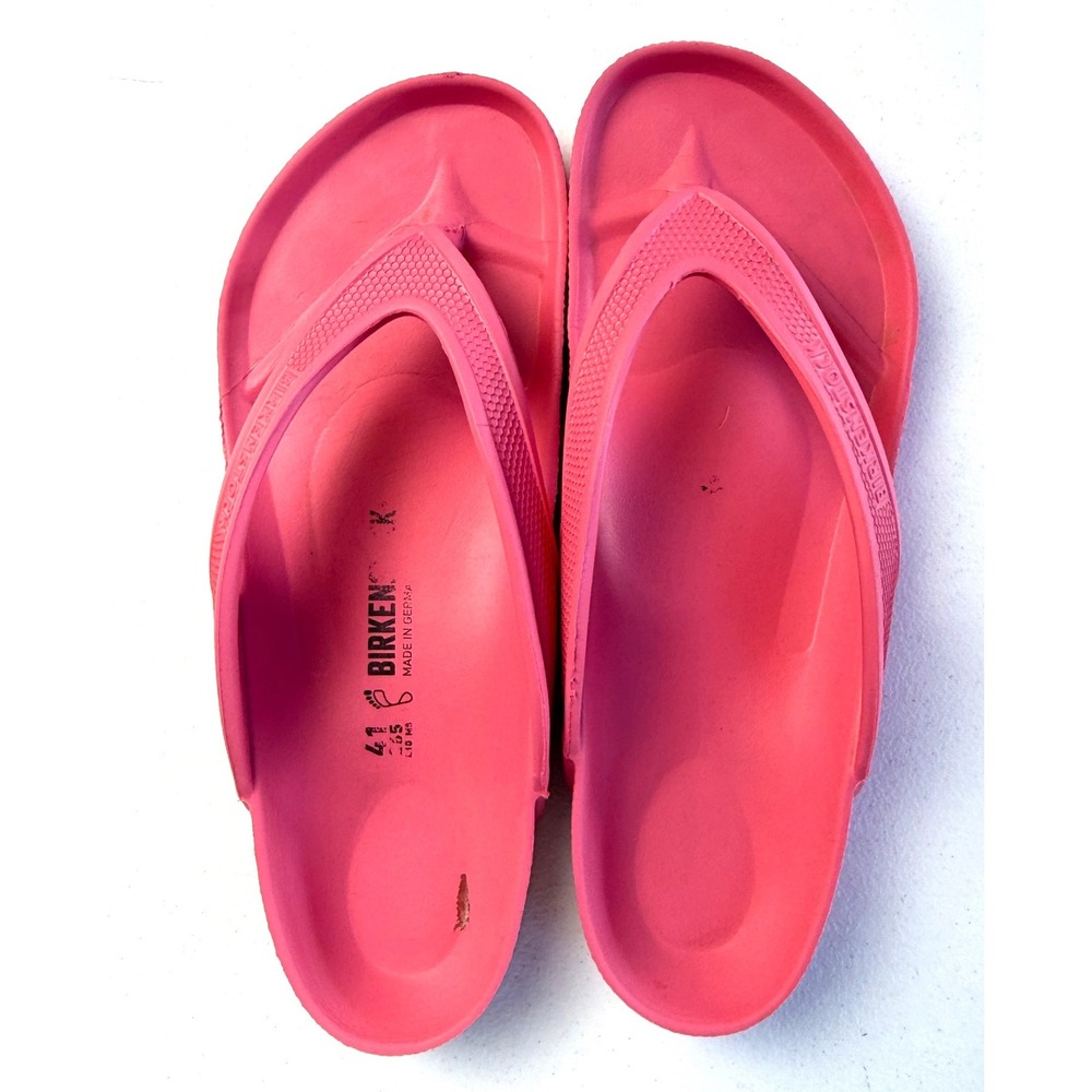 Birkenstock Honolulu EVA Sandals 41 Pink Waterproof Thong Flip Flop Watermelon - Picture 12 of 12
